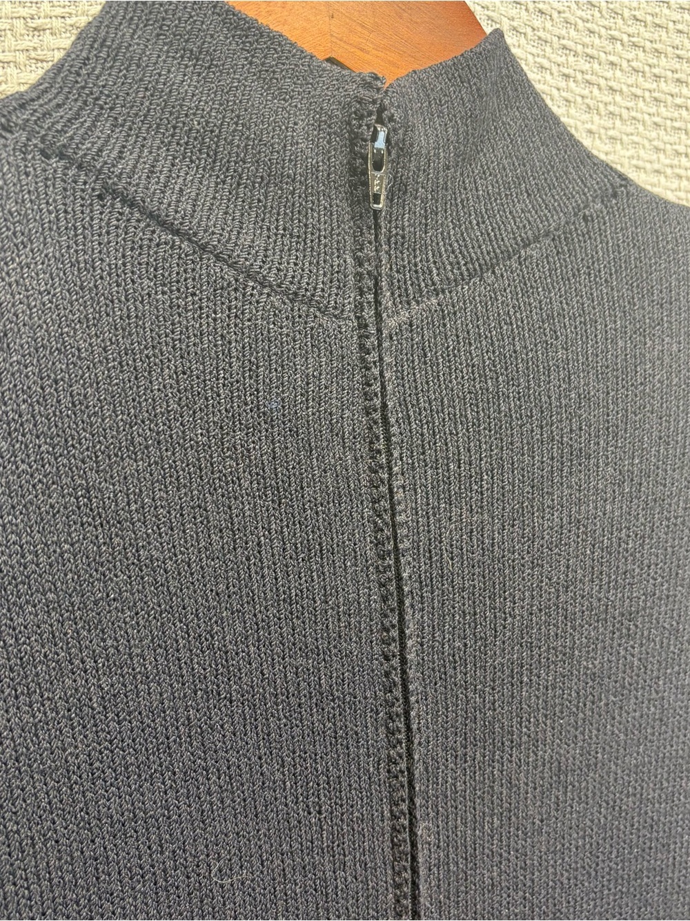 Vtg St John Knit Jumpsuit Black Size 8 Mock Turtleneck Classic Quiet Luxury EUC - Picture 7 of 12